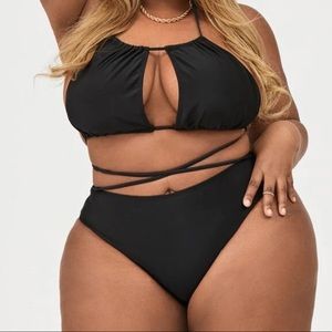 High wasted bikini swimsuit